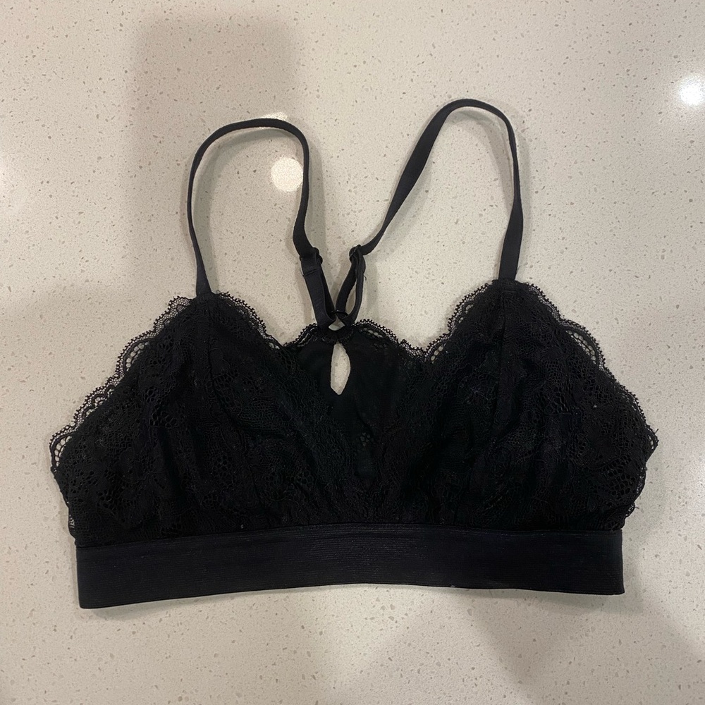Express one Eleven Black Lace Bralette